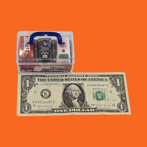 Emergency First Responder Stampers Pre-Inked Stamp Rollers Fire Truck Police Car - Picture 3 of 10